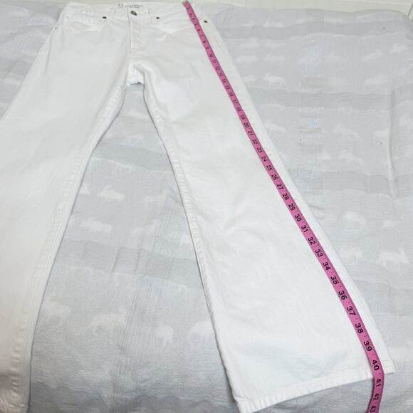 Nili Lotan Juliet High Waist Jeans in Cream Wash Size 25 - Picture 8 of 16